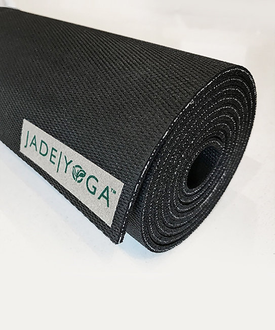 Коврик для йоги Jade Travel Black 3 мм (173 см)