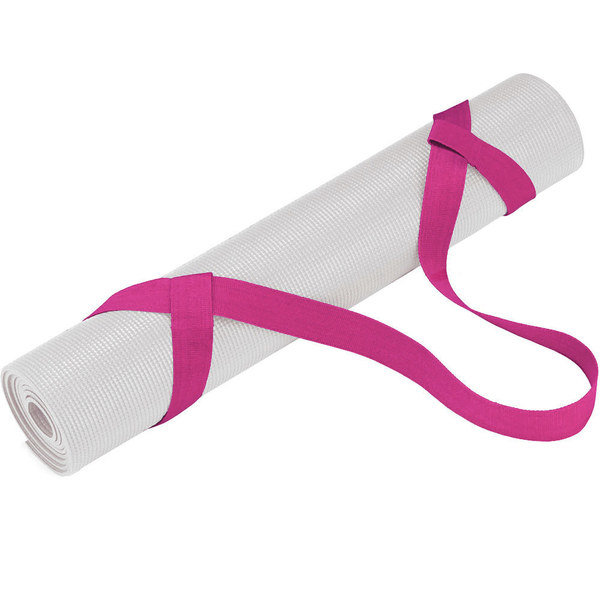 Ремень-стяжка для йога-ковриков (розовый)