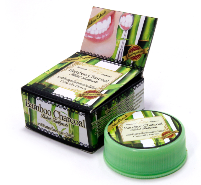 Зубная паста  Thai Herbal Toothpaste на основе Бамбукового угля 30гр , шт