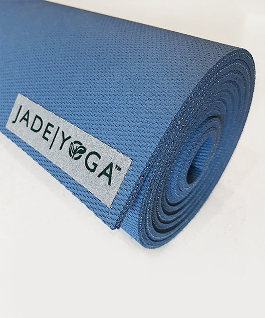 Коврик для йоги Jade Harmony Slate Blue голубой 5 мм