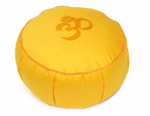 Подушка для медитации Сурья желтая 35х15 см